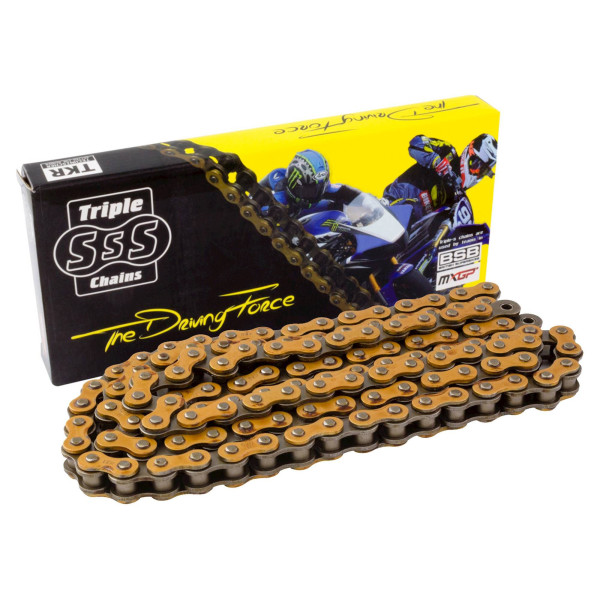 triple s Triple-s standard chain 420-116 link gold colour